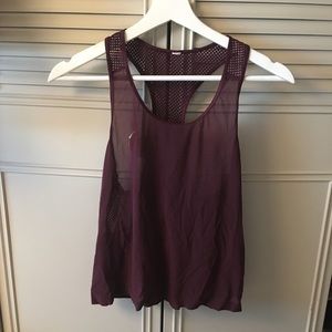 LULULEMON MAROON TANK